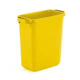 Avfallsbehållare OLIVER, 60 liter, gul