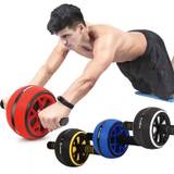 Mute Abdominal Roller Wheel - Core Trainer For Arms, Back, And Belly - Fitness Equipment For Body Shape Training