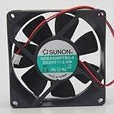KDE2408PTB3-6 24V 2.4W 8025 8CM 2-wire 2-pin gambling protection ultra quiet cooling fan