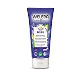 WELEDA Aroma Shower Relax med doftnoter av lavendel, bergamott i kombination med varm träig vetiver 100% ekologiskt certifierad av NATRUE