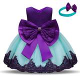 Dopklänning för bebis - blue violet - 12M