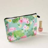 Simple Coin Purse, Toiletry Kit, Card Holder, Random Floral Print Cosmetic Bag, Fashionable Creative Clutch Bag