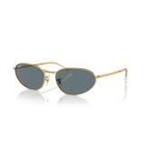 Ray-Ban RB3734 Sunglasses (Gold/Blue - Aviator - Unisex)