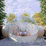 ATHUAH Uppblåsbart bubbeltält, 4M/5M diameter Transparent utomhusmobilt campingtält, Star House Uppblåsbart bubbelhus,4M