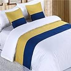 Hgvcfcv sänglöpare sängkläder halsduk handduk överkast sängkläder för sovrum hotell bröllop rum dekor