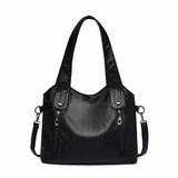 SHEIN New 2024 Fashionable Vintage And Simple European And American Women's Handbag With Great Texture And Large Capacity, Single Shoulder Bag, Handbag, Tot