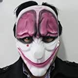 Half Face Payday2 kopia clown monster mask skräck amarikansk flagga dödare halloween huvudbonad dekor manga cosplay kostym gamer festival