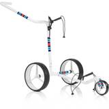 Jucad Carbon 3-Wheel White Manuell golfvagn