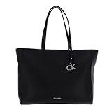 Calvin Klein Damväska Ck Must Shopper Medium med dragkedja, svart (Ck Black), Svart (Ck Black), En storlek, Svart