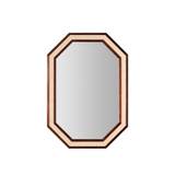 Dusty Deco - Rattan Mirror Small - Träfärgad - Väggspeglar
