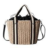 Bucket Handväskor för kvinnor Sommar Crossbody-väskor Dam reseväskor och handväskor (Färg: Argento, Storlek: Talla �nica)