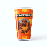 Minecraft Lava Block Drinking Glass - 17 oz