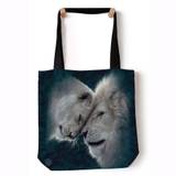 White Lion Love Tote Bag