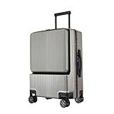 Resväska Aluminiumram vagn Bagage affärsreseväska på hjul resväska med bärbar datorväska (Color : Aluminium frame6, Size : 22inch)