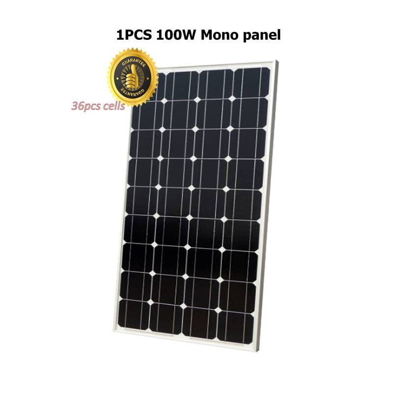 100W 12V Solarmodul Polykristallin Paneel PV Solar Zelle Platte Solarpanel 