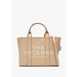 Womens The Leather Medium Tote Bag In Camel