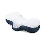 Hdbcbdj kuddar Minnesskum sängkläder kudde hals långsam rebound form kudde for sömn ortopedisk kudde latex kudde (Color : 3, Size : One Size)