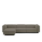 Vitra - Soft Modular Sofa - Divan 3-sits, Divan - Vänster, Läder: Kat. L40 - Leather Premium - 63 - Divansoffor
