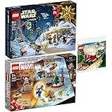 Lego 3-delat set: 76267 Avengers adventskalender, 75366 Star Wars adventskalender och 30584 vintertåg
