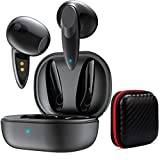 Bluetooth-hörlurar trådlösa i örat för Samsung S24 A34 S23 FE S22 Ultra Sport trådlösa hörlurar hörlurar för iPhone 15 14 13 Pro för Xiaomi 13T 12 11T Pro, 30 timmar drifttid Bluetooth 5.1 vattentät