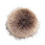 osiuujkw Fluffig Pompom Ball Delikat konst och hantverk Tillbehör för mössor och halsdukar Bra som present Plysch Stor Pom Pom Ball , Frost brun