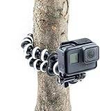 Flexibelt stativstativ mini monteringsstativ för Gopro Hero digital actionkamera 40 svart-KIMLEYS-| 1 st