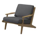 Gloster - Bay Lounge Chair Anthracite - Utomhusfåtöljer