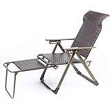 Classic Lounge Chairs Sun Lounger/Zero Gravity Patio Chairs Outdoors Sun Lounger Reclining Folding Recliner Beach Chair Supports 140kg,Sunlounger The New