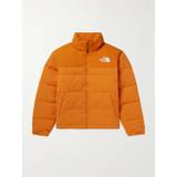 The North Face - 1992 Nuptse Logo-Embroidered Quilted Ripstop Recycled-Down Jacket - Men - Orange - M