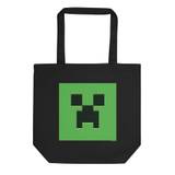 Minecraft Creeper Eco Tote Bag - Black / One Size