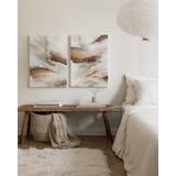 Abstract Flow Canvas Duo (50 x 70 cm - Ekram)