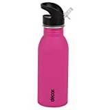 Décor Snap n Seal Soft Touch flaska i rostfritt stål | läckagesäker, rosa, 500 ml