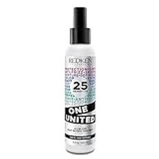 Redken | Multi-Benefit-behandling, fuktgivande vårdspray för alla hårtyper, värmeskydd och anti-hårbrott, One United, 1 x 150 ml