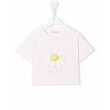 Monnalisa - t-shirt med nitar - barn - bomull - 4 - Rosa