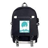 Blue Lock Ryggsäck Anime-tecknad skolväska med tryck för utomhusresor Ryggsäck med flip-top-bokväskor för Blue Lock-fans