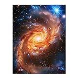 Artery8 Spiral Galaxy Dust Cloud Stars Space Universe For Living Room Extra Large XL Wall Art Poster Print