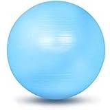 Fitnessboll Pilatesboll Gym Yogaboll Förlossningsboll, lämplig for hemmakontoret Fitness Balance Förlossningshjälpboll (Color : Blu, Size : 55cm)