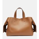 Acne Studios Musubi Midi leather tote bag - brown - One size fits all