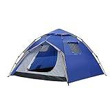 Compact Tent 2-4 Man Tent Ideal for Beach Camping Picnic Fishing Light Trekking Camping Tent Family Camping Tents