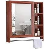 Space spegelskåp i aluminium, väggmonterad badrumsspegellåda, spegelskåp i aluminium i badrummet med spegel