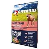 Ontario Adult large Foder vuxna hundar stora raser Lamb, Turkey & Rice - 2,25 kg