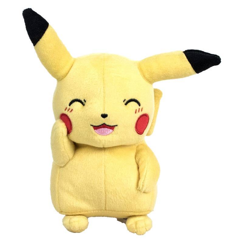 Plush pikachu laughing 20 cms mas pokemon ears 