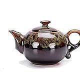 Hdbcbdj Tekanna Kiln change glaze Traditional Tea pot, Elegant Design Tea Sets Service, Red teapot Creative Gifts (Color : Green)