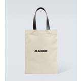 Jil Sander Book canvas tote bag - neutrals - One size fits all