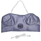 Elektrisk Bröst Brast Uppvärmning Massage Maskin Brast Förstoring Vibration BH Massager(#2 Silver Gray)