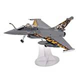 1/72 Fighter Model, Collection Metal Military Attack Airplane with Stand Base, Simulering French Rafale Fight Jet Toy Air Force Plane for Home Car Decor Gift