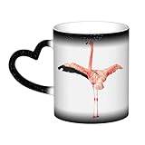 DURAGS Flamingo1 Keramikmugg värmekänslig färgskiftande kopp kaffe te kopp värmekänslig mugg