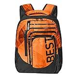 PEDEA Unisex ryggsäck "BESTLIFE BREVIS" skolväska fritidsväska med laptopfack upp till 39,6 cm (15,6 tum), orange