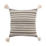 Gallery Interiors Shakira Cushion Cover in Black & Natural