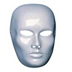 Carnival Toys 83 – mask ansikte, plast, vit
